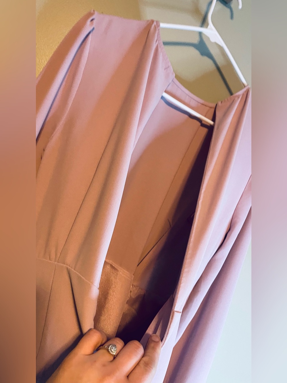Farrow Knot Front Long Sleeve Mini Dress - Picture 9 of 11